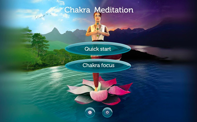 Chakra Meditation 1.0 : Main window