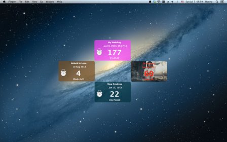 Countdown widget screenshot