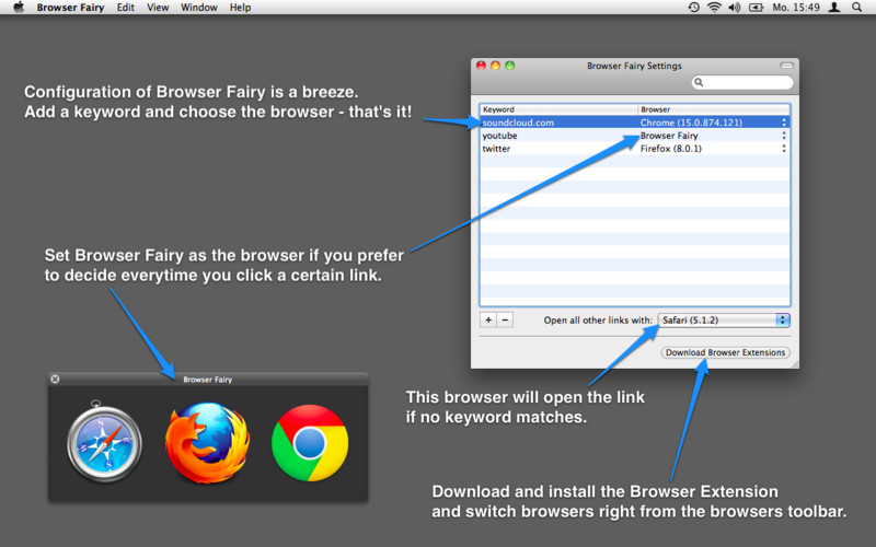 Browser Fairy 1.0 : Browser Fairy screenshot