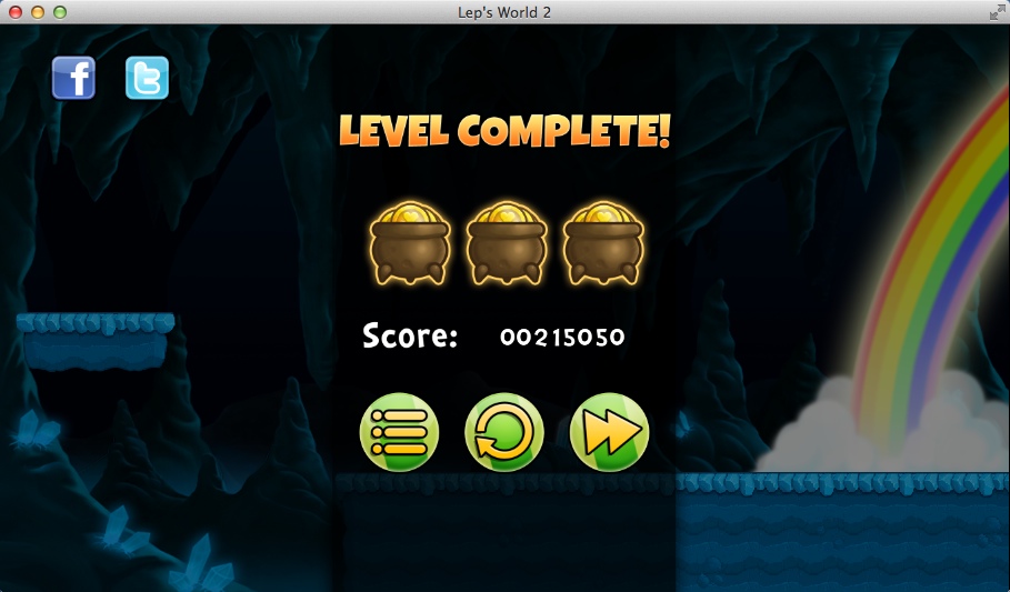 Lep's World 2 : Completed Level Statistics
