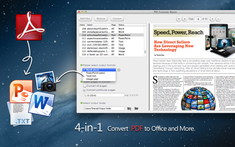 PDF Converter Master 2.2 : PDF Converter Master screenshot