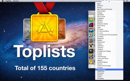 Toplists - see popular and trending apps around the world screenshot