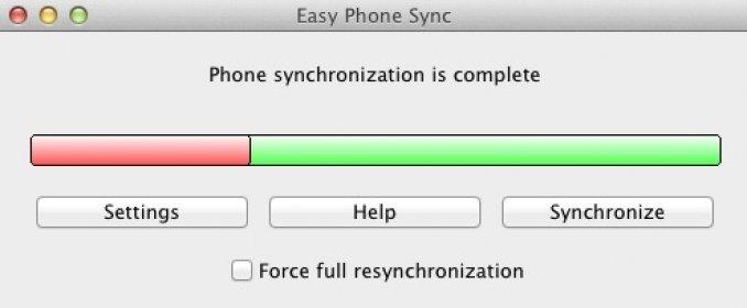 Sync complete