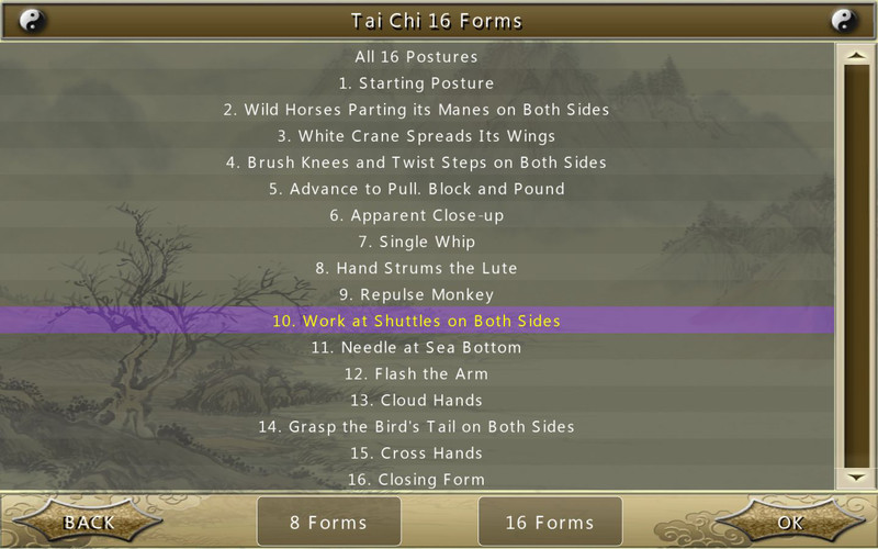 3D Tai Chi 8+16 Forms 1.1 : 3D Tai Chi 8+16 Forms screenshot