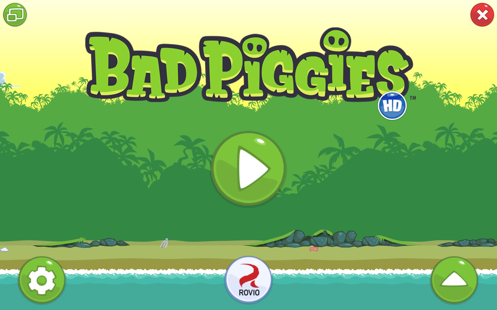 Bad Piggies 1.0 : Main menu