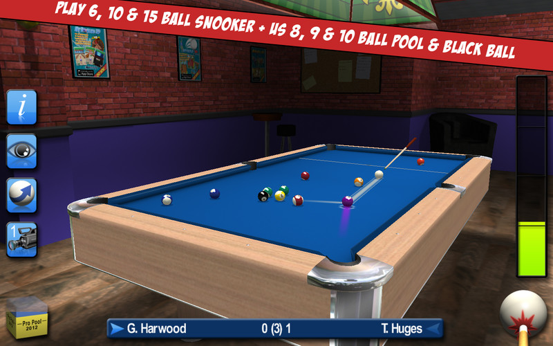 Pro Snooker and Pool 2012 1.3 : General View