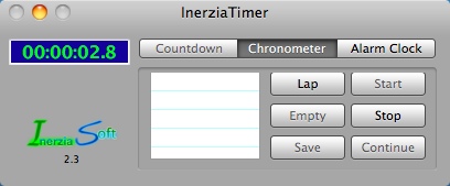 InerziaTimer 2.3 : Chronometer Tool