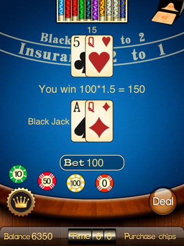 Blackjack 21 HD 1.1 : General View