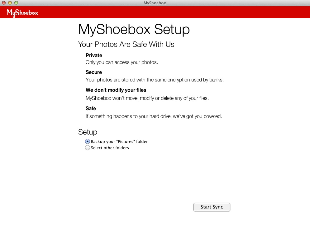 MyShoebox 1.1 : Wizard