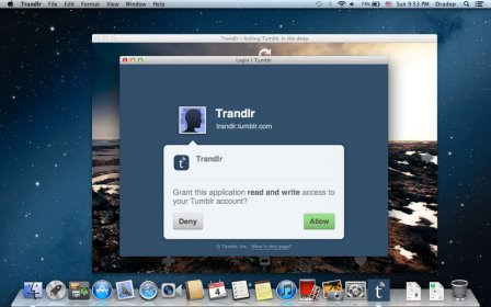 Trandlr screenshot