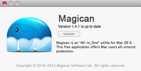 Magican 1.4 : About Window