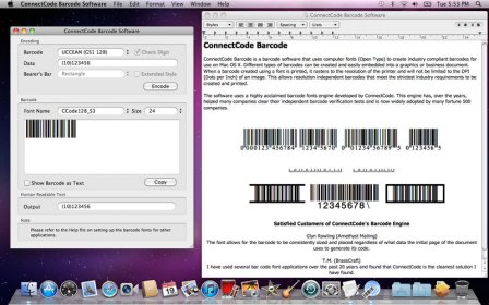 ConnectCode Barcode Software screenshot