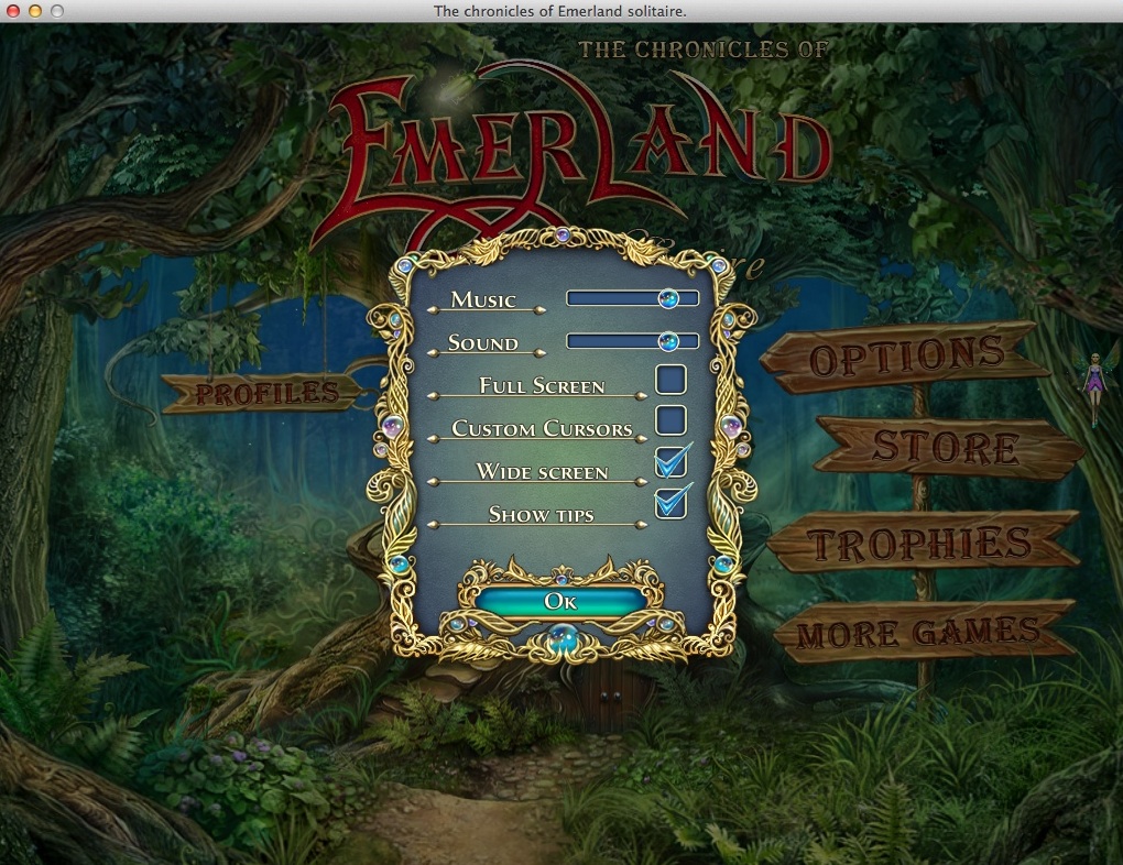 The Chronicles of Emerland Solitaire : Game Options