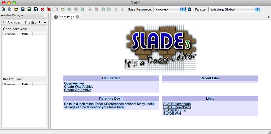 Slade 3.1 : Main window