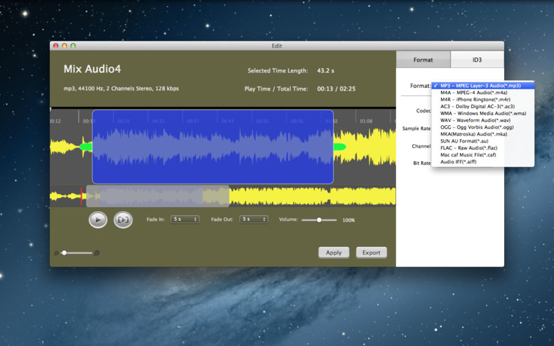 Any Audio Recorder Pro 2.0 : General View