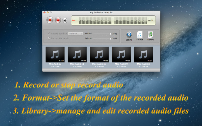 Any Audio Recorder Pro 2.0 : Any Audio Recorder Pro screenshot