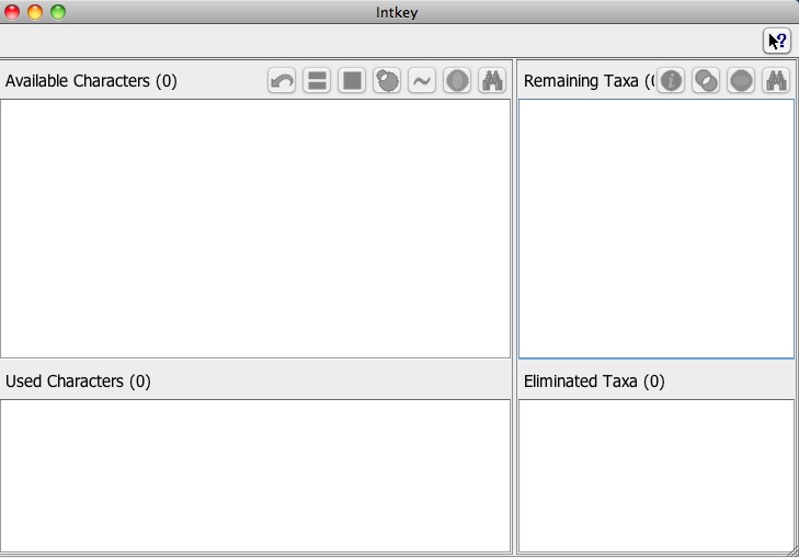 Intkey 1.0 : Main window