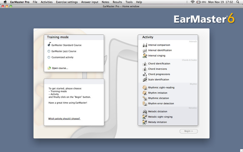 EarMaster Pro 6 6.0 : EarMaster Pro 6 screenshot