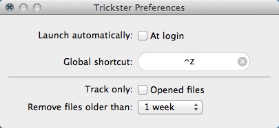 Trickster 2.1 : Program Preferences