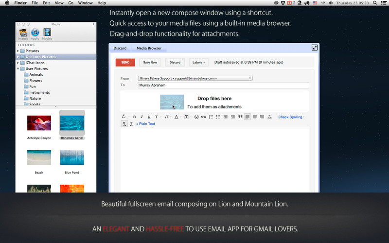 MailPop Pro for Gmail 1.0 : MailPop PRO for Gmail screenshot