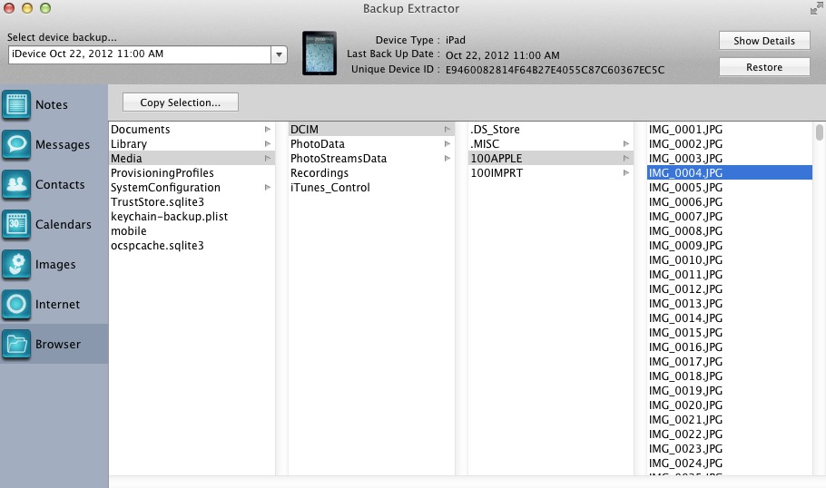 ibackup extractor for mac