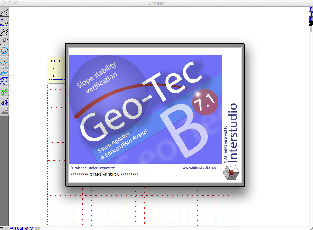 Geo-Tec B 7.1 : About window