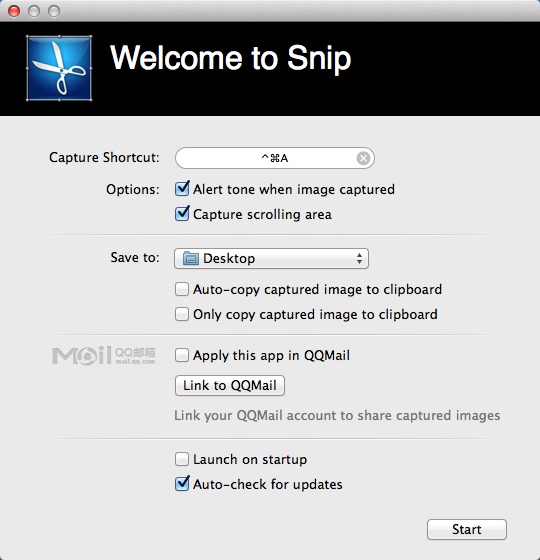 Snip 2.0 : Program Preferences
