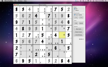 Mister Sudoku screenshot
