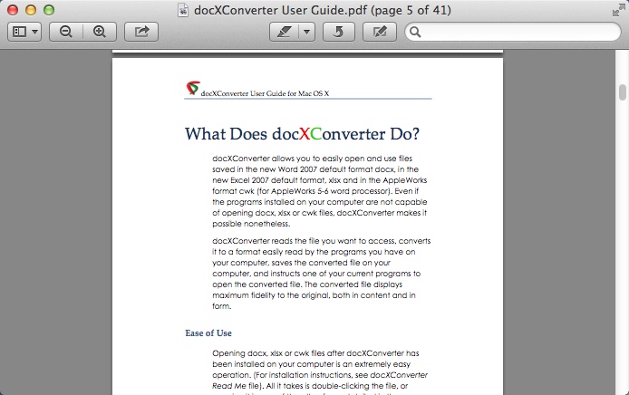 docXConverter 3.3 : Help Guide