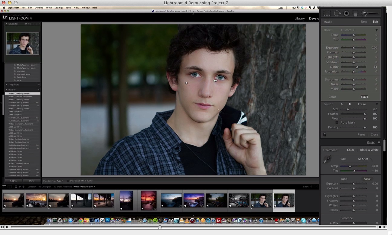 Learn Retouching Lightroom 4 Free Edition 1.2 : Tutorial 7