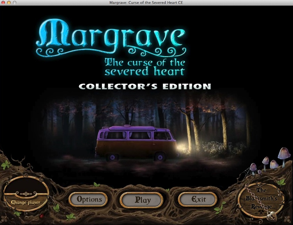 Margrave: The Curse of the Severed Heart Collector's Edition : Main Menu