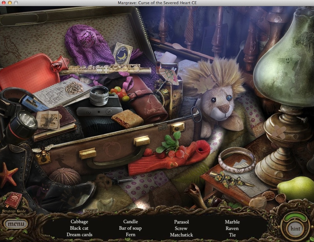 Margrave: The Curse of the Severed Heart Collector's Edition : Completing Hidden Object Mini-Game