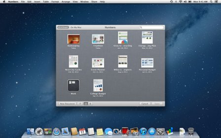 Numbers screenshot