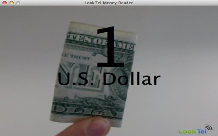 LookTel Money Reader screenshot