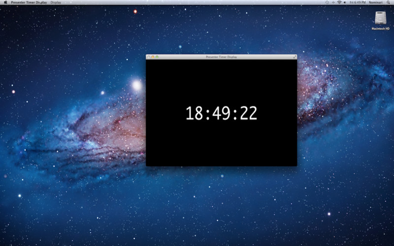 Presentation Timer Display 1.1 : Presentation Timer Display screenshot