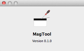 MagTool 0.1 : About window