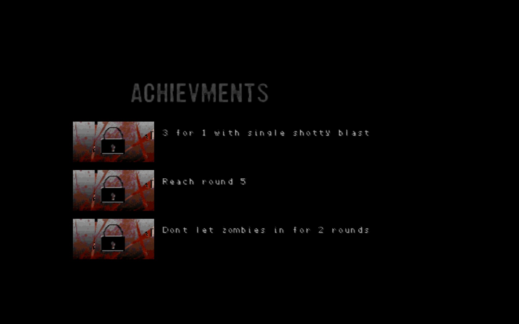 Nazi Zombies Portable 1.1 beta : Achievements
