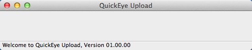 QuickEye Upload 01.0 : Main window