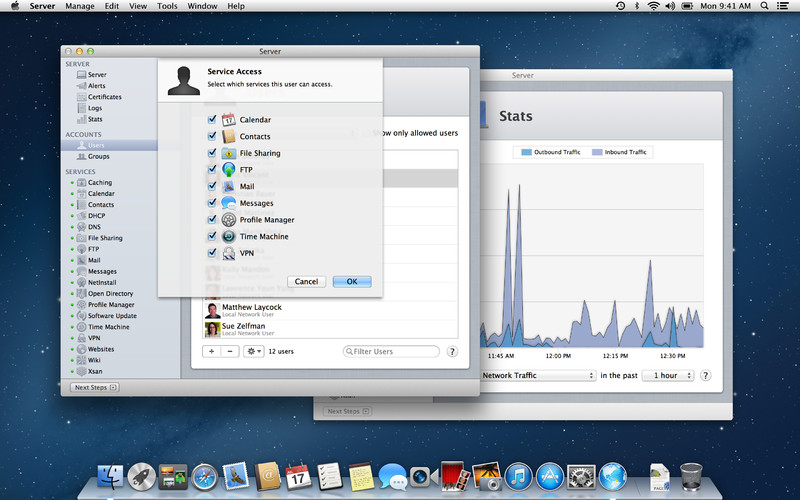 OS X Server : OS X Server screenshot