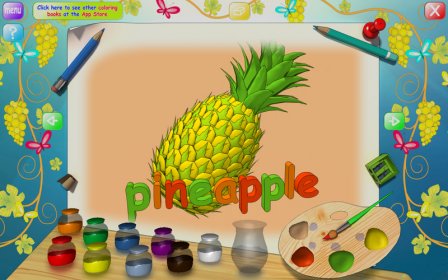Fruits Coloring Book screenshot