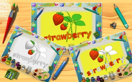 Fruits Coloring Book screenshot