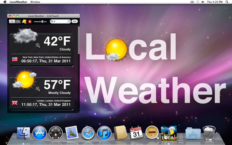 Local Weather 1.2 : Local Weather screenshot