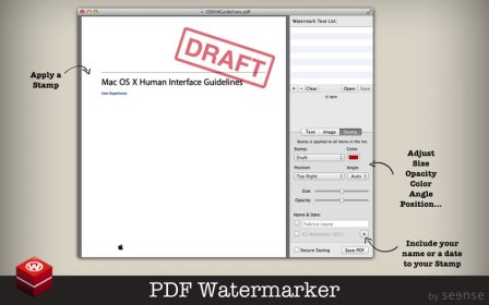 PDF Watermarker screenshot