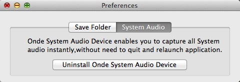 Ondesoft Audio Recorder for Mac 3.2 : Program Preferences