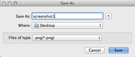 Ondesoft Screen Capture for Mac 1.2 : Selecting Output File Destination Folder