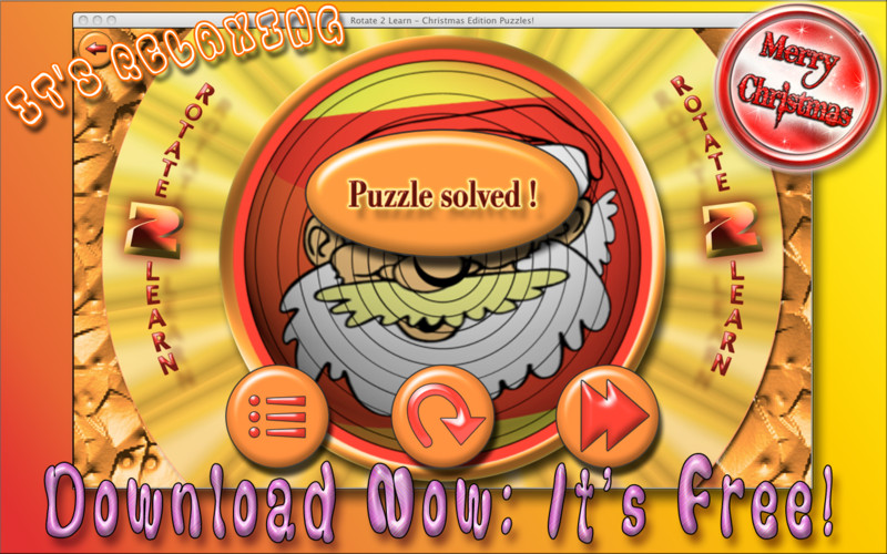 Rotate 2 Learn: Christmas Edition Puzzles! 1.0 : Rotate 2 Learn: Christmas Edition Puzzles! screenshot