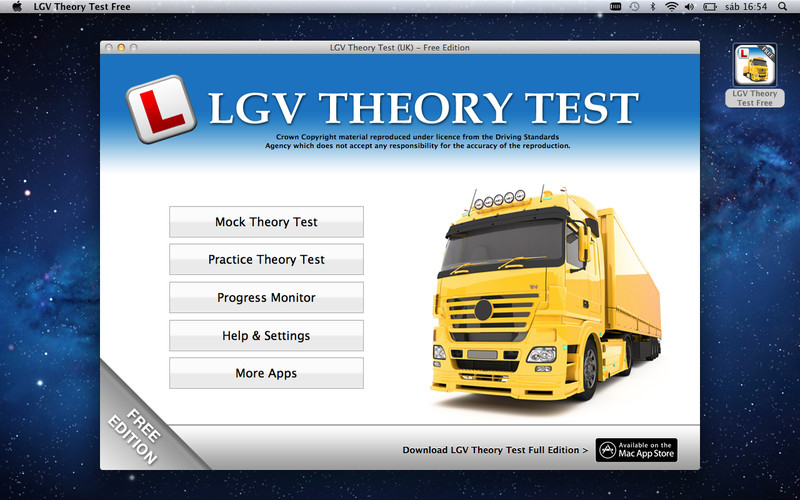 LGV Theory Test (UK) - Free Edition : LGV Theory Test (UK) - Free Edition screenshot