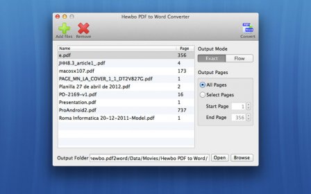 Hewbo PDF to Word Converter screenshot