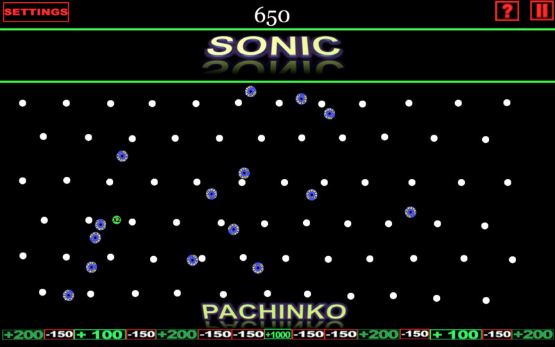Sonic Pachinko 1.0 : Sonic Pachinko screenshot