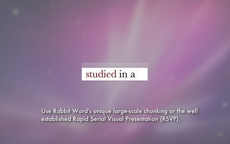 Rabbit Word 1.0 : Rabbit Word screenshot